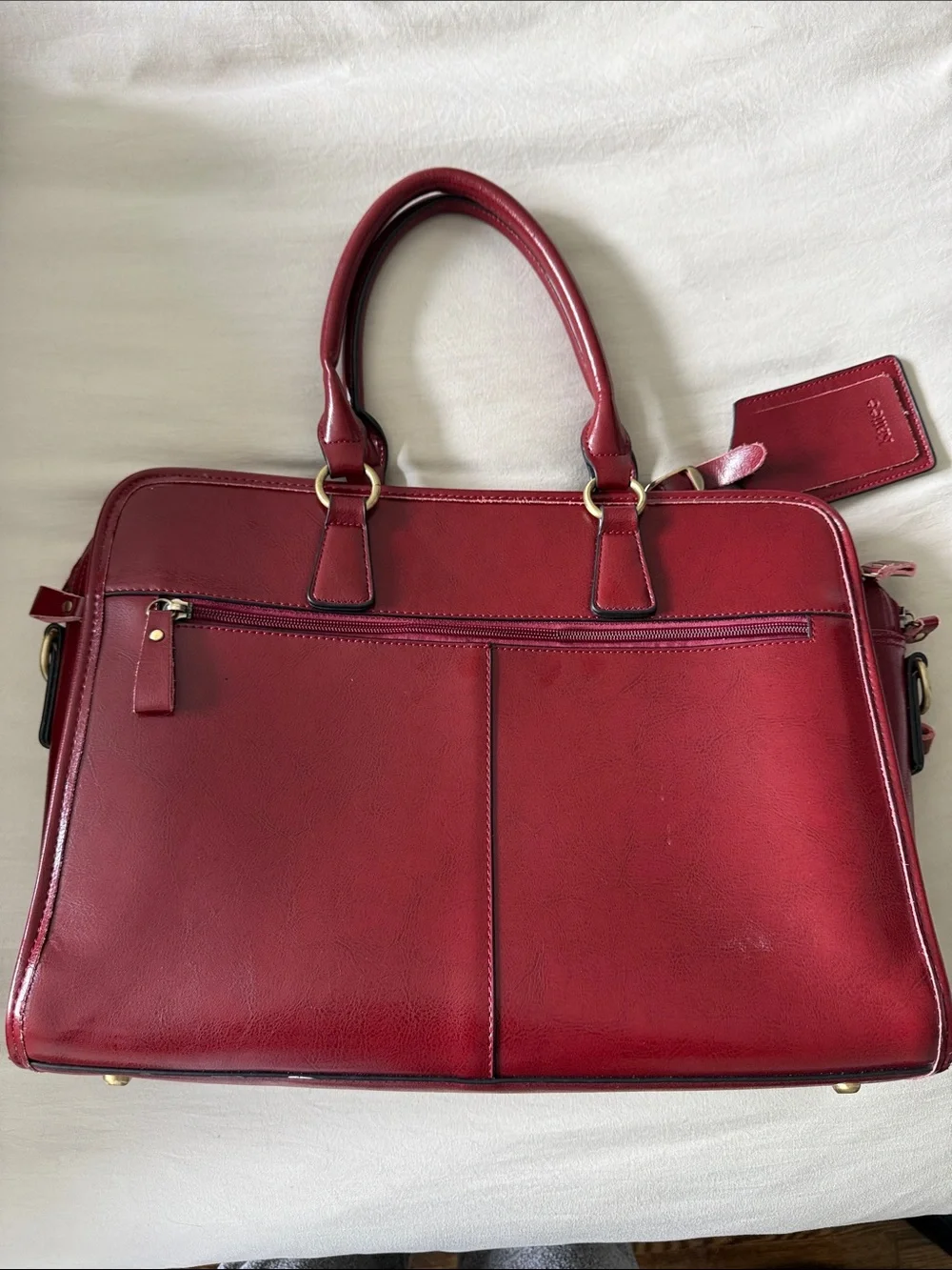 Kattee Women’s Genuine Leather Laptop Bag